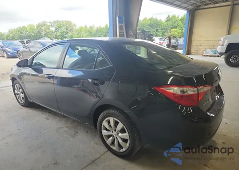 2015 Toyota Corolla L from USA, damaged, VIN 2T1BURHE4FC367662